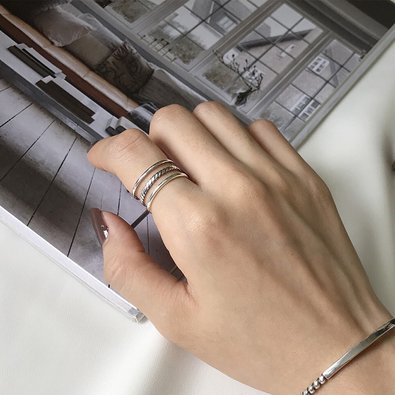 Bague Femme DEBY en Argenterie - Ref 3087629 Image 5