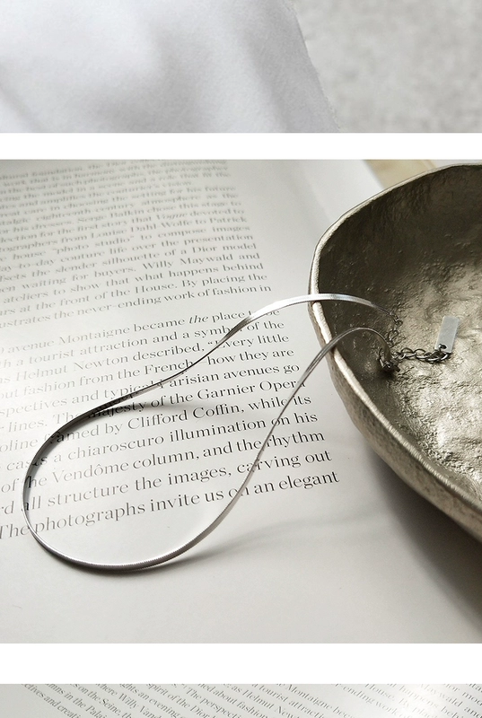 Bạc sterling bạc xã hội nữ vòng chân nam cá tính 2019 phiên bản tiếng Hàn mới đơn giản của xương rắn gió lạnh in mắt cá chân lắc chân nam