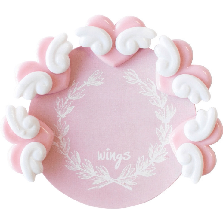 Cute decorative small clip love wings girl heart variety Sakura anime soft girl pink peripheral photo clip