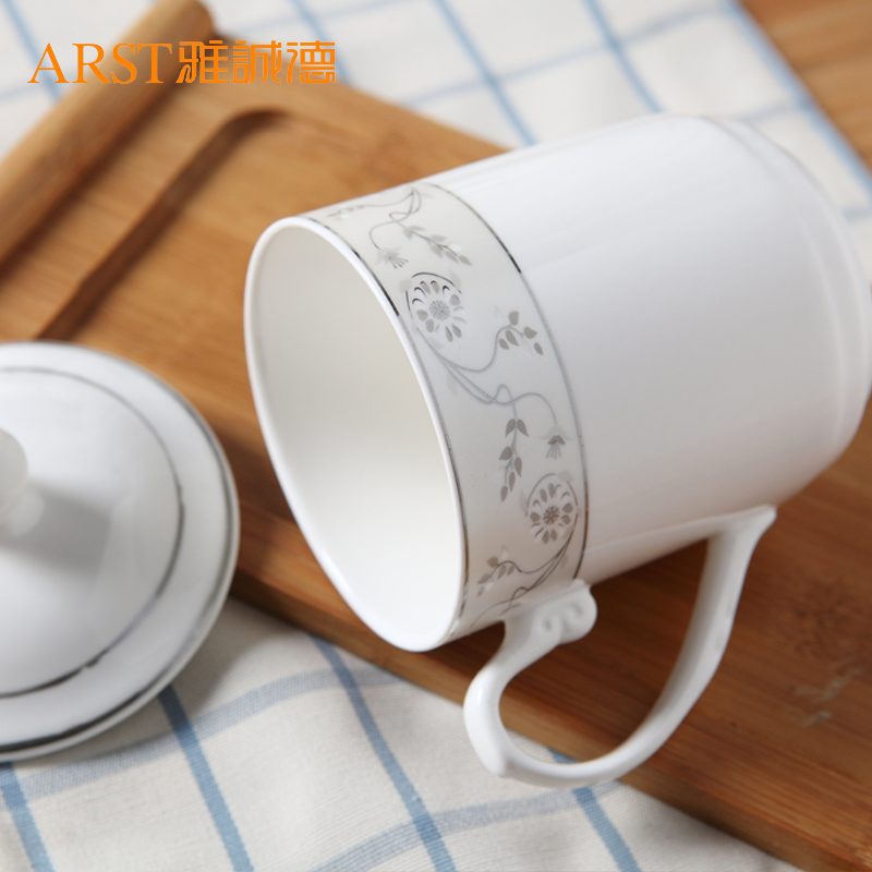 Ya cheng DE office and meeting with cover ceramic keller cup tea business TD sample tea cup cup the water interface