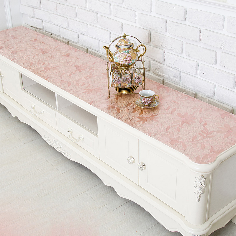 Soft glass cushion TV cabinet table cushion PVC table cloth waterproof oil-proof tea table cushion plastic transparent pvc crystal plate