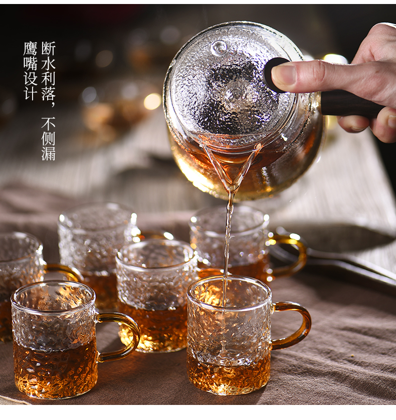 Electric TaoLu boiling tea ware glass teapot small automatic steam boiling tea stove and tea tea set