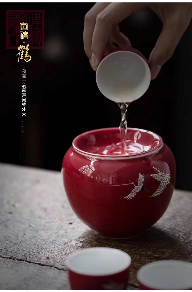 Story of pottery and porcelain tea sets of household teapot teacup kung fu tea sets tea set gift box office