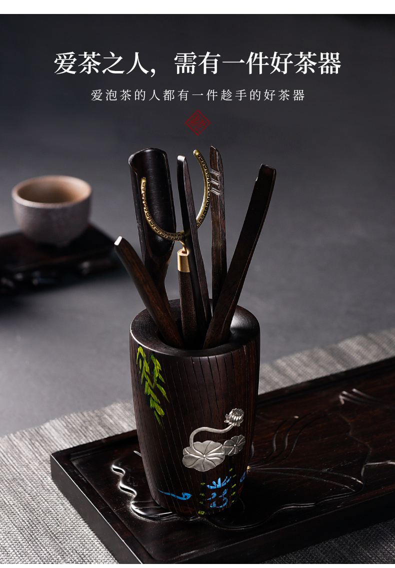 Ceramic story 6 gentleman suit kung fu tea set with parts of zen tea 6 gentleman tea tea tool