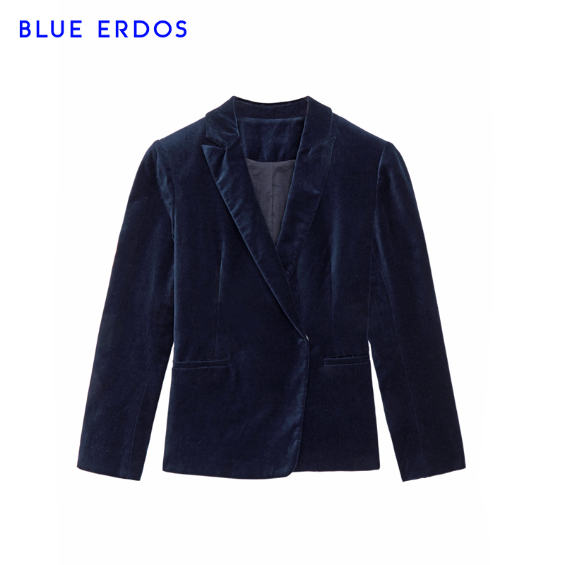 Veste pour femme BLUE ERDOS en Coton - Ref 3219265 Image 3