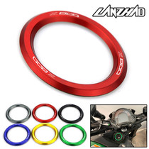  Z800 motorcycle modification CNC aluminum alloy keyhole cover Large oil door cover decorative cover Electric door lock head tinder ring