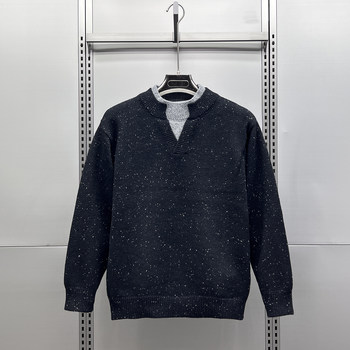 Designed starry v-neck sweater for men Designed starry v-neck sweater for men