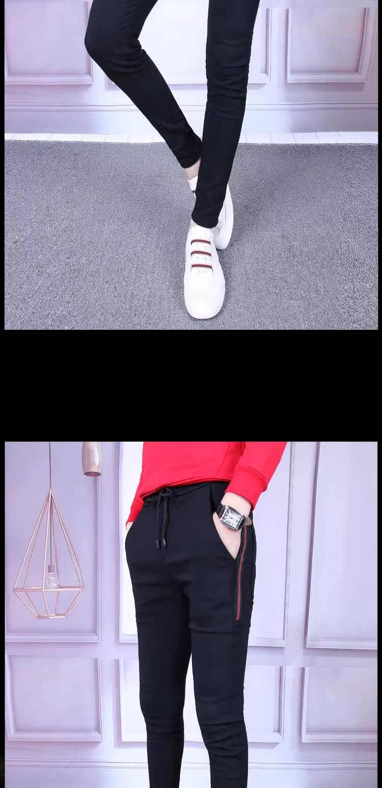 Mùa thu và mùa đông tinh thần xã hội quần anh chàng nhanh màu đỏ với đoạn quần âu nam Slim Slim bó sát quần skinny quần ngắn
