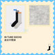 HappySocks spring and summer sports Solid white mid-calf socks 3 ຄູ່ກ່ອງຂອງຂວັນ