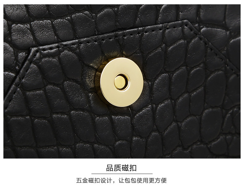 Клатч paparazzi手拿包2018新款女士单肩时尚斜挎鳄鱼纹信封小包手抓包