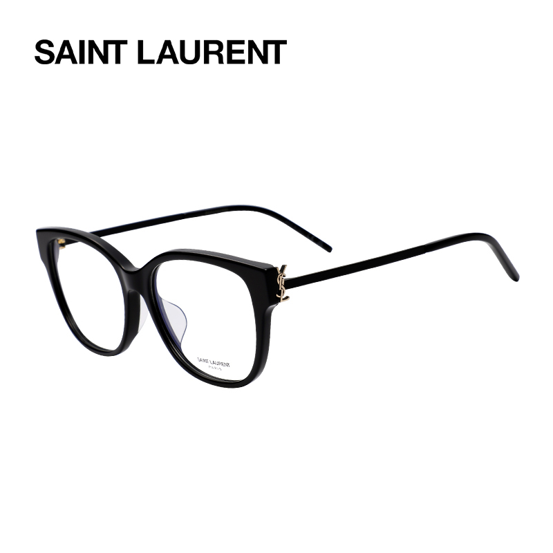 Ysl Saint Laurent Eyeglass Frames for Women, Capsule Series, Black Frame, Plain Look, Myopia Frame Sl M48O Af&Bf&Cf&Df Ysl Saint Laurent Eyeglass Frames for Women, Capsule Series, Black Frame, Plain Look, Myopia Frame Sl M48O Af&Bf&Cf&Df