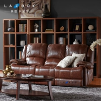 LAZBOY hiện đại Mỹ ba sofa sofa kho tàng âm nhạc da phòng khách đặc trưng 601 trang bị đầy đủ giải trí - Ghế sô pha sofa đẹp