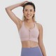 MAIAACTIVE Non-padded front zipper one-piece high-strength shockproof running bra sports underwear BR010