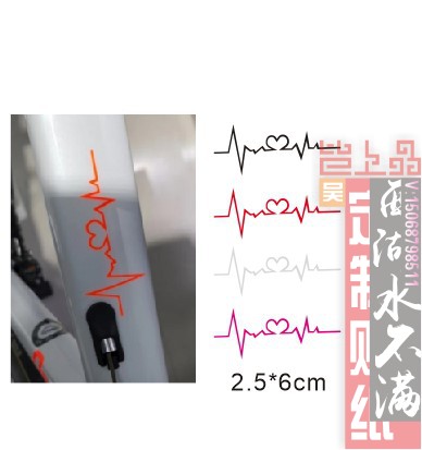 A small sticker for the electrocardiogram