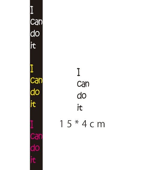 I CAN DO IT BEAM STICKERS FOR THE CROSS SECTION OF THE I