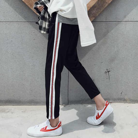 Mùa thu và mùa đông quần thể thao nam cộng với quần nhung quần âu phiên bản Hàn Quốc của quần chân harem quần xu hướng quần nam chân quần đũi nam