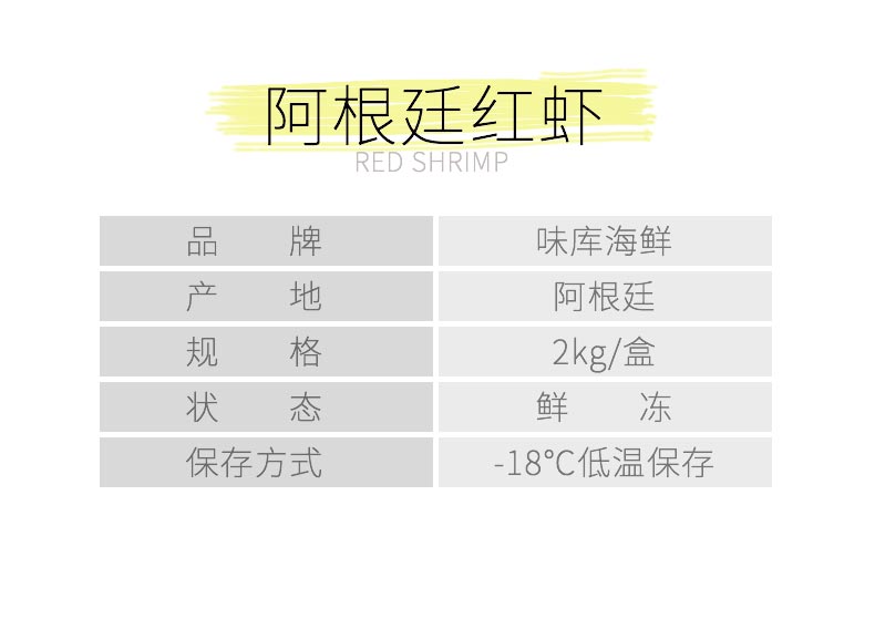 阿根廷进口 新鲜活冻L1号大红虾 2kg 图3