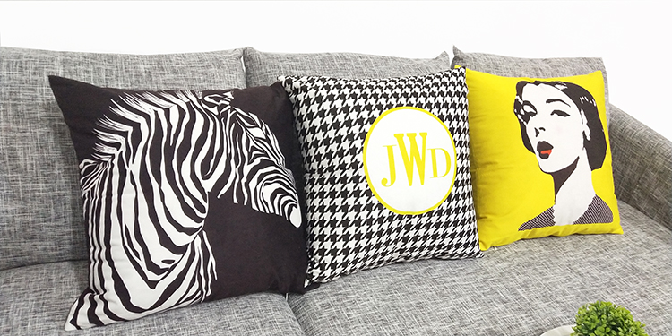 Bắc Âu nhỏ gọn màu đen hình học hiện đại như màu vàng gối bìa đệm trang trí sofa đệm xe mô hình phòng - Trở lại đệm / Bolsters bộ chăn gối ngủ văn phòng giá rẻ