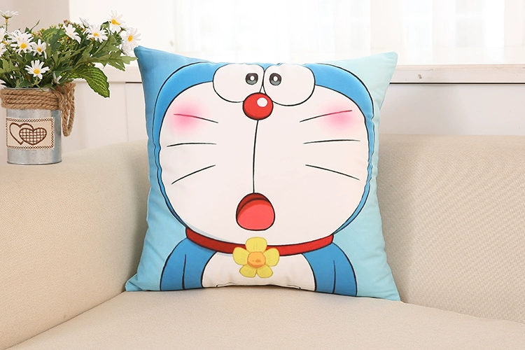 Cartoon A Dream Doraemon chất béo màu xanh mèo Doraemon gối bìa đệm gối trẻ em món quà - Trở lại đệm / Bolsters