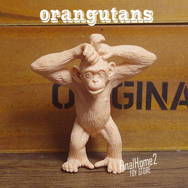 Genuine bulk wild animal orangutan monkey simulation animal ornament model toy cognitive science and education doll