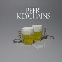 Bulk bar beer mug simulation food toy miniature model ornaments keychain pendant