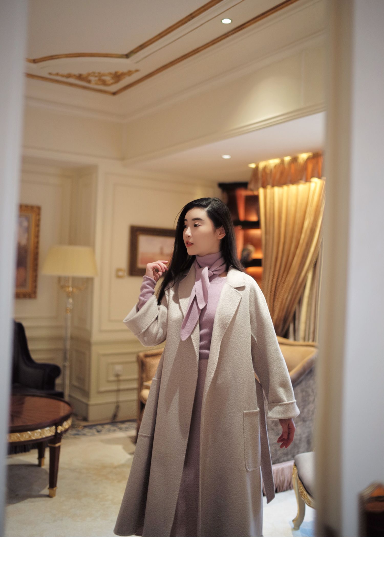 Áo len nữ XINYUAN phần đầu mỏng của phụ nữ - Đan Cardigan áo len cao cổ nữ hàn quốc