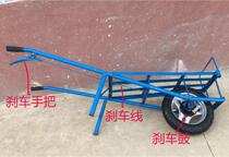 Agricultural single-wheeled trolley thick heavy load King trolley Tiger car Orchard handling pull cargo flat chicken bus
