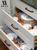 American handle cabinet door Modern simple drawer cabinet Wardrobe hardware European cabinet New Chinese retro door handle