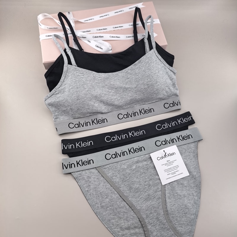 Calvin Klein Official Website Same Style Spring/Summer New Ck Underwear Qp2982O Sports Vest Bra with Chest Pads