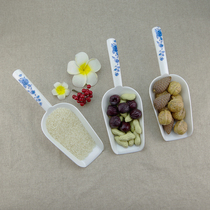 Creative melamine imitation porcelain blue and white shovel sugar shovel tea shovel rice shovel dried fruit shovel plastic shovel face ice shovel ice shovel