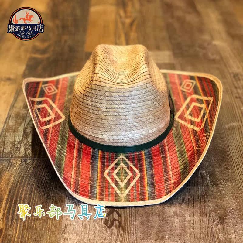 Western American cowboy hat knight cap men and women universal along the hat outdoor beach straw to make leisure shade cap