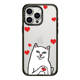 RIPNDIP Lord Nermal Hearts Mirror Phone Case for , 16 Pro, 16 Plus, 16, 15 Pro, 15, 14, 17 16 Phone Cases for iPhone 17, 16, 15, 14 and 13