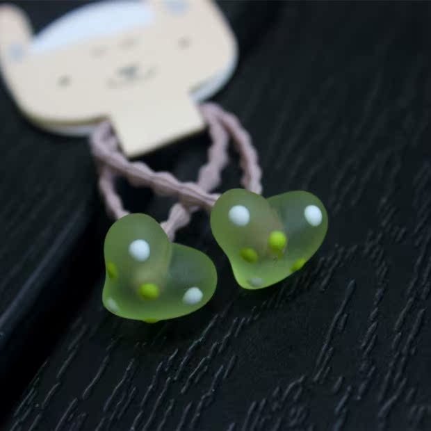 Dây buộc tóc trẻ em không làm tổn thương dây buộc tóc cao su em bé không dễ phá vỡ hạt sóng shop phụ kiện tóc