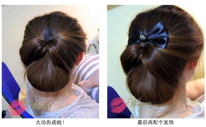 Hàn Quốc trẻ em phụ kiện tóc vòng bé dùng cao su dùng một lần dây cao đàn hồi tóc cô gái buộc đầu kẹp tóc trang sức đầu kẹp tóc con bướm