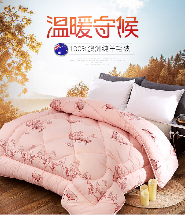 大力水手 澳洲100%羊毛被 6斤 图1