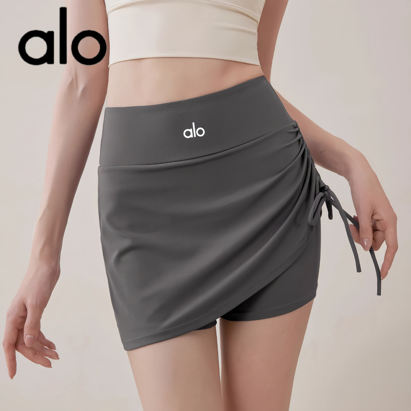Aio Yoga Wear for Women 2025 New High-Waisted Tummy Control Butt-Lifting Sports Shorts for Outdoor Running Training Fitness Skirt Pants