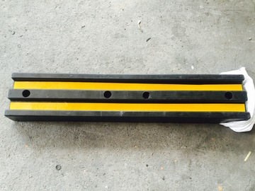 Rubber Anticollision Strips 1 m Anticollision Block Wall Cushioning Block Dock Warehouse Logistics Unloading Platform 1000 * 190 * 90