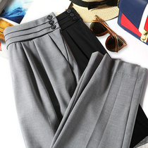 Blast recommended a little bit of quality is very good. Early autumn fold waist trousers pipe pants nine women