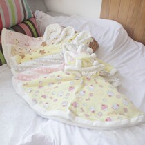 Export Daily single thickened flannel baby baby cloak cloak 0-3 years old male and female child coral velvet out cloak
