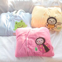 Winter baby one-piece dress cartoon flower thick velvet shape newborn jumpsuit cotton climbing suit