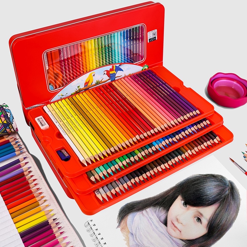 German Faber-Castell 72-color water-soluble color pencil 48 professional 36 castle hand-painted set 24 students use painting oil