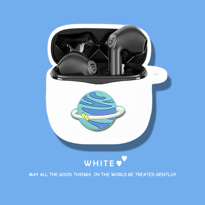 Suitable for Soundpeats Air 3 Protective Case Pro Peat Soundpeats T2 Headphone Protective Case Soundpeats Trueair2 Charging Silicone Box T3 Storage Anti-Fall Case