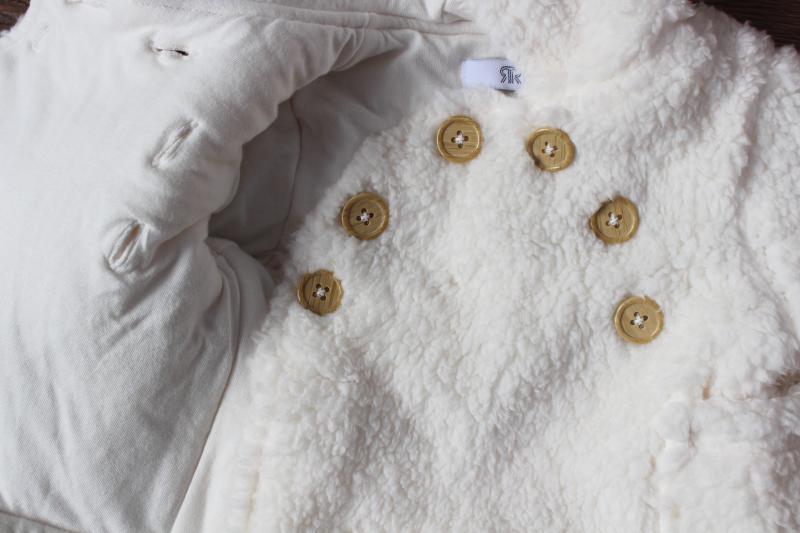 Bộ đồ cotton trẻ em mùa đông cộng với nhung cô gái áo khoác cotton dày phần áo ra quần áo nhung cừu xuất khẩu Pháp còn lại áo phao bé gái
