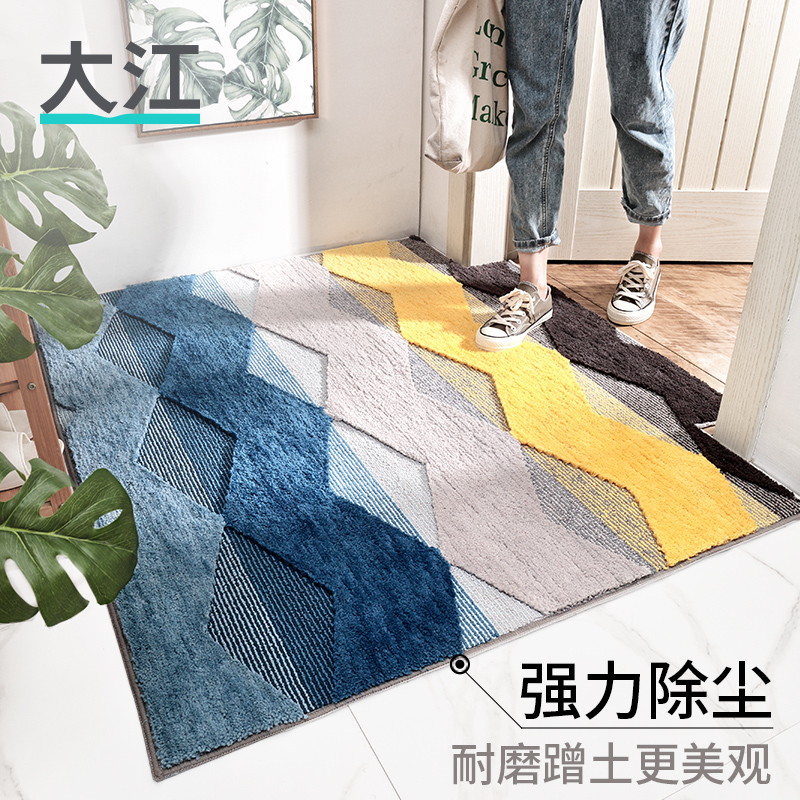 Entrance door entrance floor mat home doorway carpet door mat into the door foot pad entrance anti-slip mat custom stepping mat