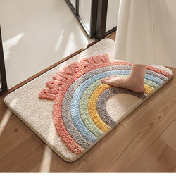 Dajiang Bathroom Absorbent Quick-Drying Floor Mat Toilet Door Mat Thickeneded Bathroom Home Bathroom Non-Slip Carpet