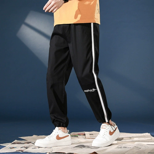 Мужские осенние штаны для отдыха, оверсайз