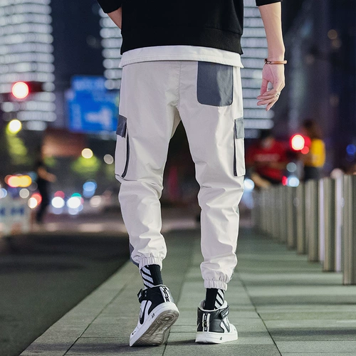 Демисезонные трендовые утепленные штаны для отдыха, в корейском стиле, оверсайз, большой размер