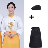 Лонгслив, фартук, шапка