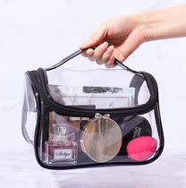 Transparent simple waterproof large capacity fitness wash bag bath bag travel portable cosmetic bag women's storage bag