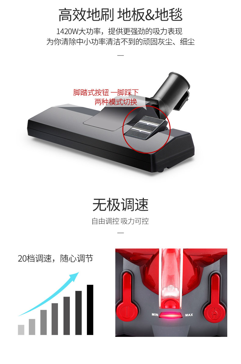 Máy hút bụi Jie Danli Oaks Máy hút bụi cầm tay AXW-828 mini máy hút bụi mạnh mẽ không tiêu thụ mạnh - Máy hút bụi rô bốt hút bụi lau nhà